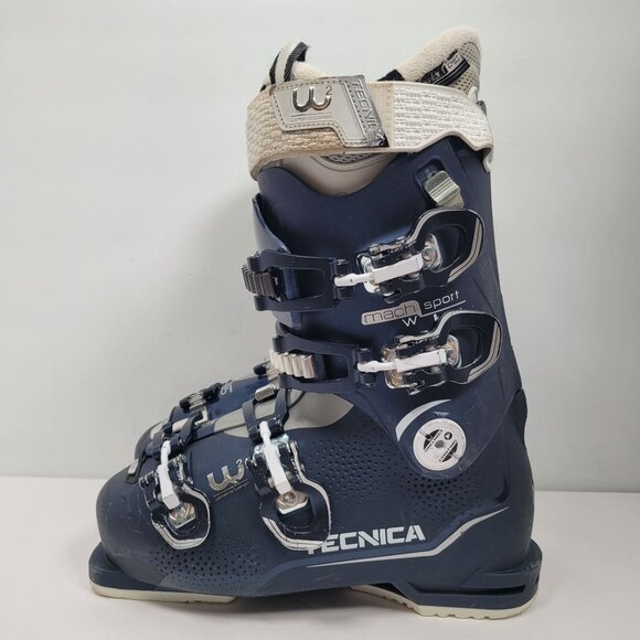 Tecnica Mach1 MV 95 W TD GW Women's Dark Blue Ski Boots US Size 7.5 - Picture 3 of 12
